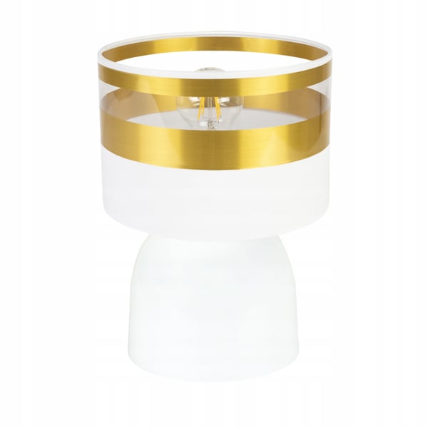 NATBORDLAMPE MED GULD SKÆRM LED-UDVALG