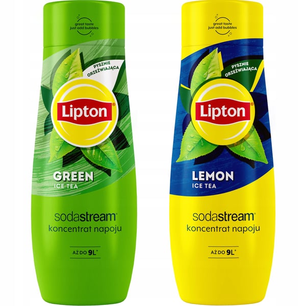 Lipton Lemon+Green SodaStream -tiiviste, 2 kpl