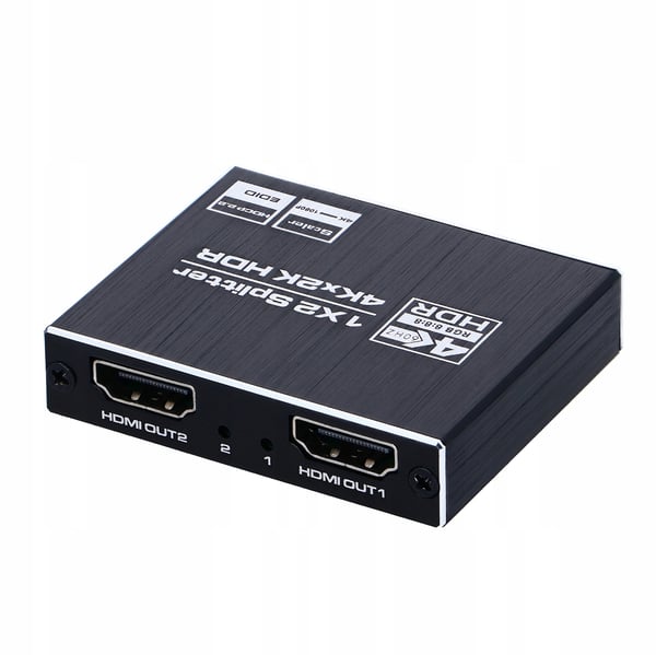 HDMI 2.0 SPLITTER 1x2 ULTRAHD HDCP 2.2 SPLITTER 4K/60HZ - 2 TV'er