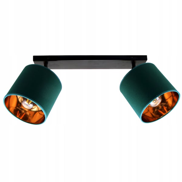 Lofthængende lampe med gylden LED-loftlampe