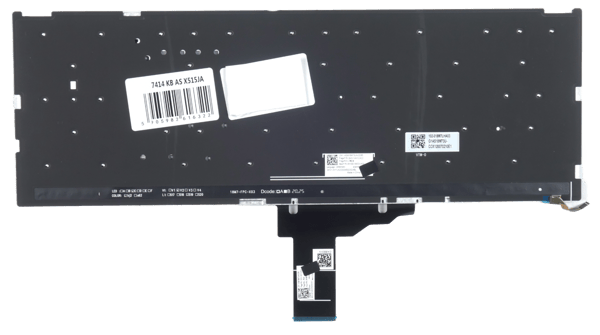 Asus Vivobook X515JA tastatur med LED og US QWERTY layout
