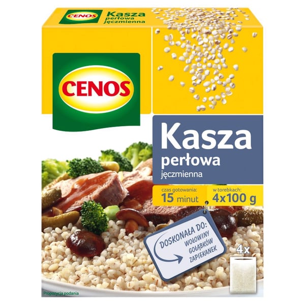 Cenos helmiohrajauhot 400 g (4 pussia) Cenos helmiohrajauhot 400 g (4 pussia)