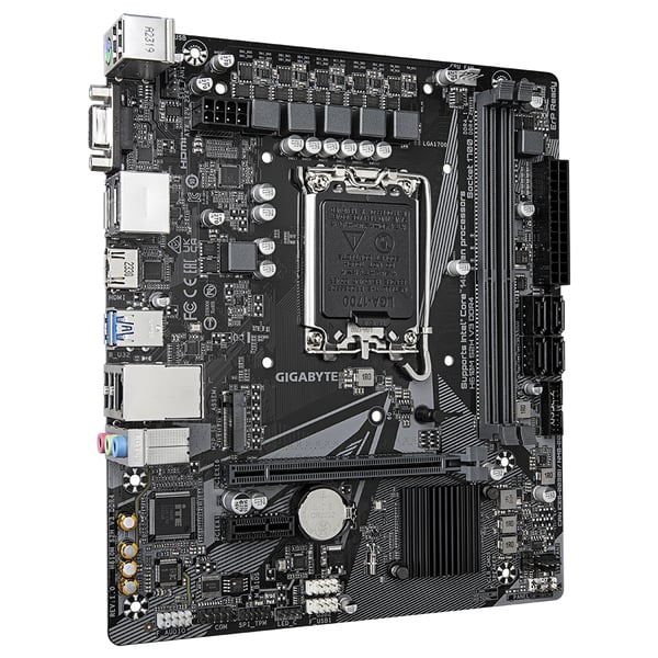 Gigabyte H610M S2H V3 DDR4 (rev. 1.0) /H610/DDR4/SATA3/M.2/USB3.0/PCIe4.0/s.1700/mATX Bundkort