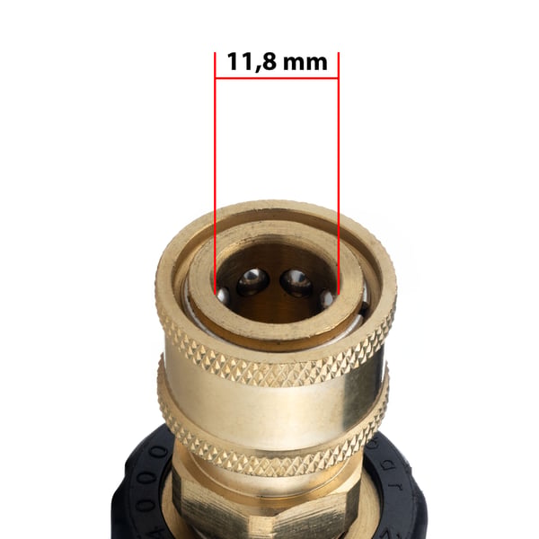 Kärcher adapter M22-kontakt för 1/4" snabbkoppling 1,5 tum