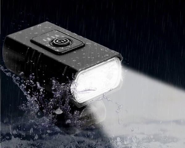 TEHOKAS LED-PYÖRÄVALAISIN ACU USB ETU + TAKAVALOT