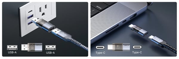 JSAUX USB-datablockare USB-C blockare av dataöverföring via USB
