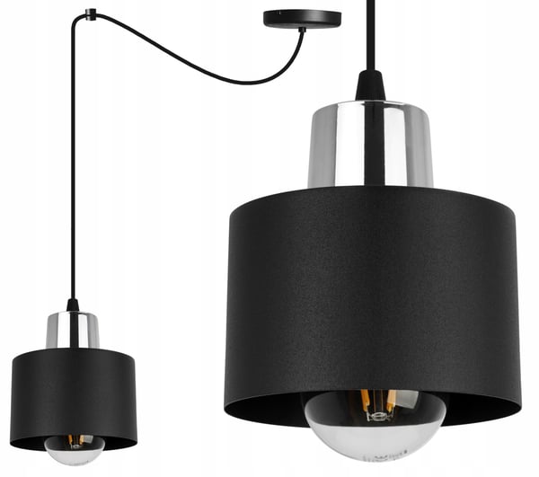 MODERNI KATTOVALAISIN MUSTA LED-VALAISIN