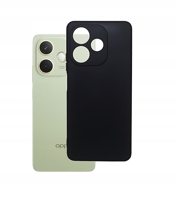 Etui til Oppo A5 Pro 4G 5G Jelly Cover sort MATT Cover Etui