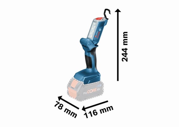 GLI 18V-300 UPPLADDNINGSBAR FICKLAMPA - B 6014A1100