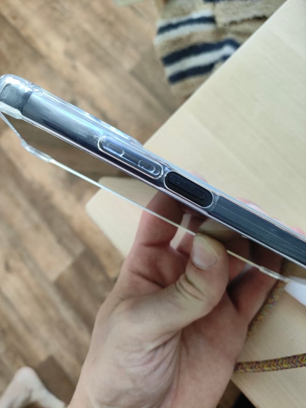 Etui til Xiaomi Redmi Note 11 Pro 5G fleksibelt gennemsigtigt langt snorbånd