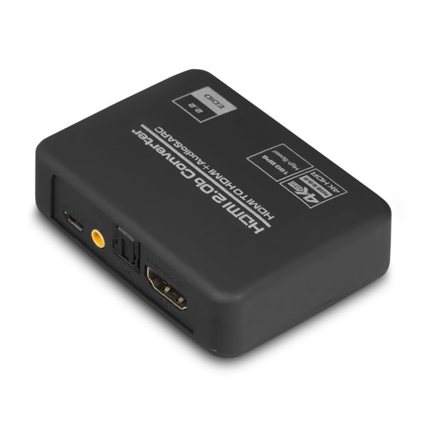 HDMI 2.0 TOSLINK-udtrækker LYDKONVERTER ARC TOSLINK CINCH AUX HDCP 4K