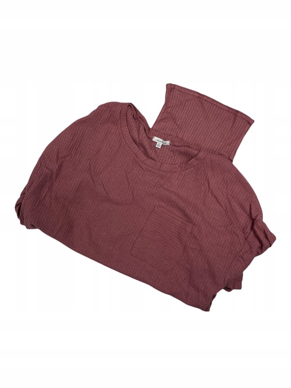 Rosa designerbluse hvid birk L