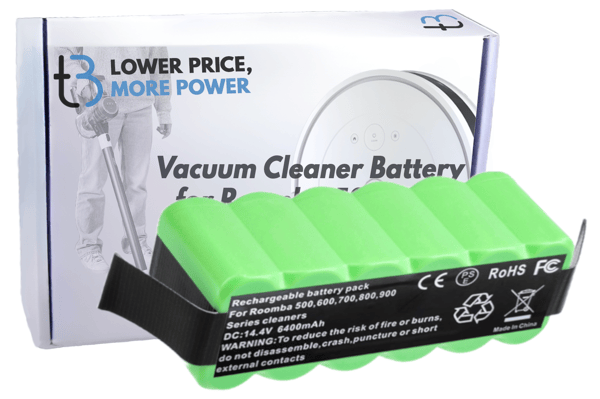 Batteri til iRobot ROOMBA 500 600 625 700 800 880 900 14,4V 5000mAh