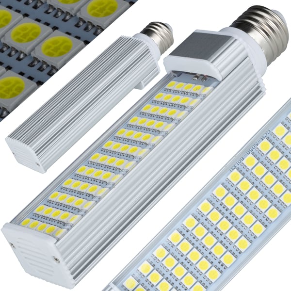 Pære til svanehalsmikroskopbelysning med klips 60xLED