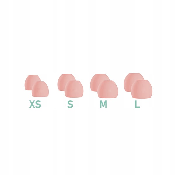 Medi Sleep -korvatulpat, koko XS / S / M / L, pinkki