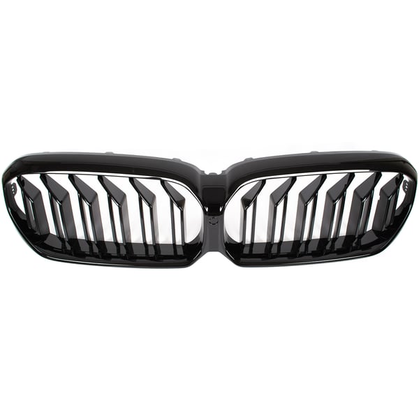 BMW 5 G30 G31 LCI 2020- strålkastargrill (njure) SVART GLASSIG DUBBELSTÅNG
