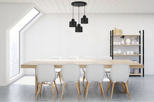 MODERNI KATTOVALAISIN MUSTA LED-VALAISIN