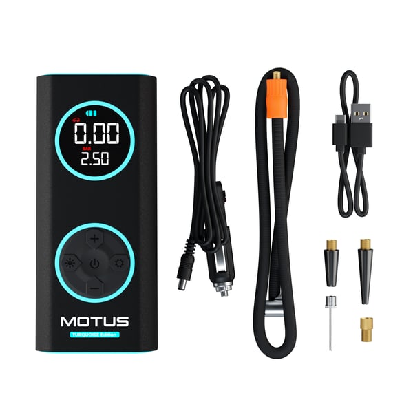 Motus AirPump Pro Turkis Edition 96W 7500 mAh trykkmåler Motus AirPump Pro Turkis Edition 96W 7500 mAh trykkmåler