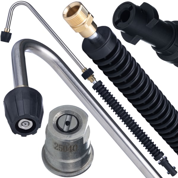 Karcher K2-K7 pitkä suuttimen lans pesulaitteelle 160 bar suuttimella ja karanalla Karcher K2-K7 pitkä suuttimen lans pesulaitteelle 160 bar suuttimella ja karanalla