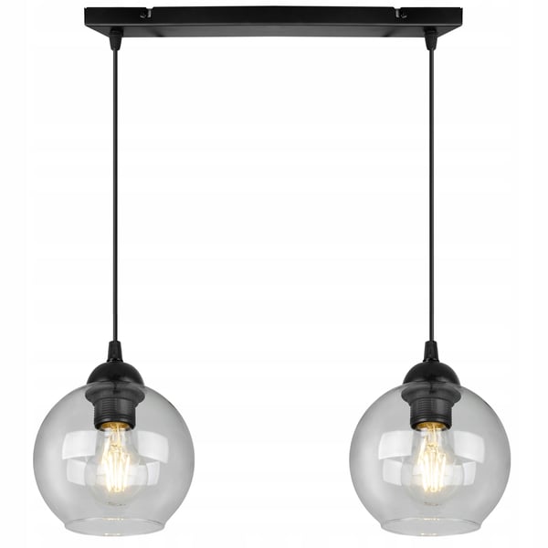 MODERN ELEGANT HÄNGLAMPA MED GLASKULA