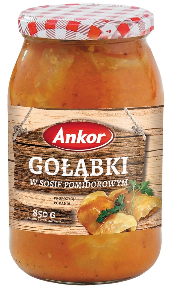 Ankor kaalikääryleet tomaattikastikkeessa 850 g