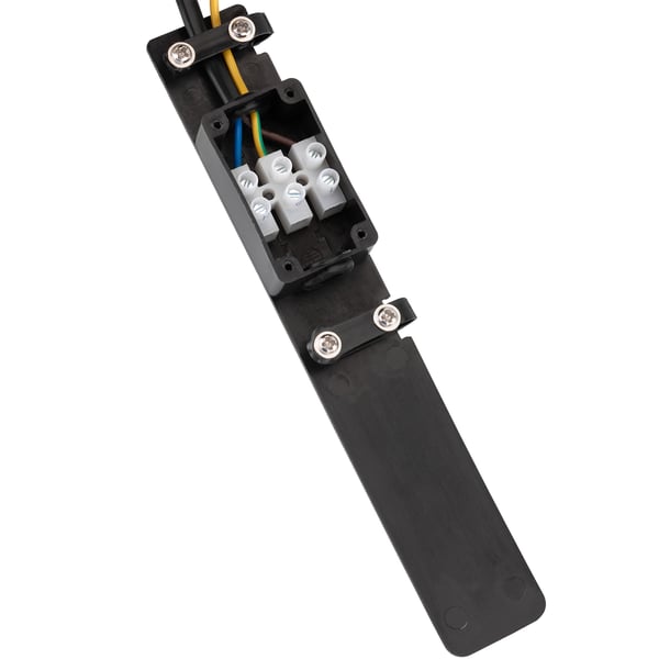 Utomhuslampa E27 INOX STOLPE 45cm med uttag 230V Lilium LUMILED