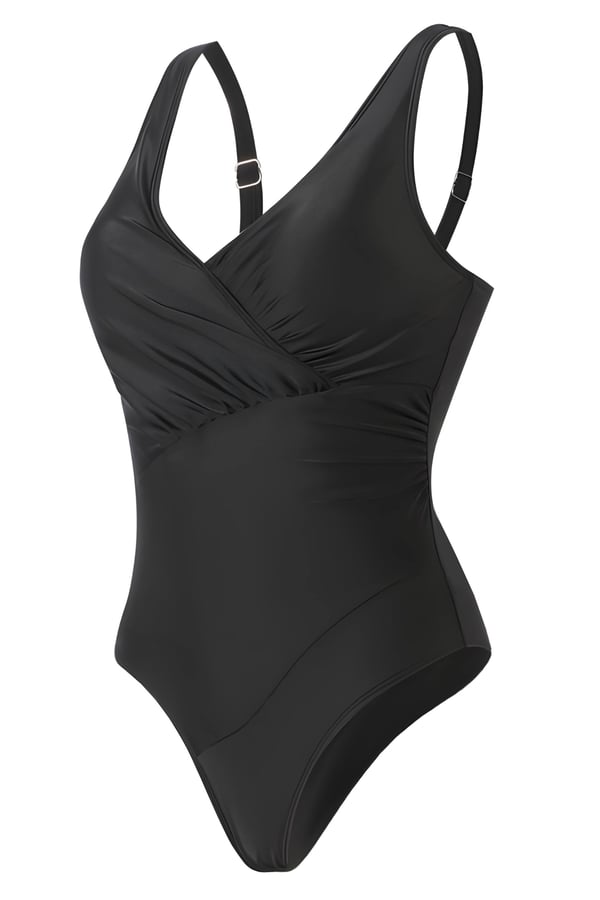 Sexet badedragt med ruching og slankende effekt, plus size. Sexet badedragt med shaping effekt og slankende effekt, plus size XL.
