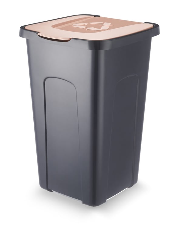 BRUN AFFALDSBEKOLBE 50L - KAPACITET BRUN