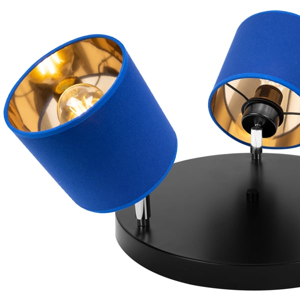 Lofthængende lampe med gylden LED-loftlampe