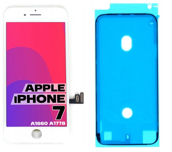 Apple iPhone 7 skærm med original Retina-display hvid Apple iPhone 7 skærm med original Retina-display hvid