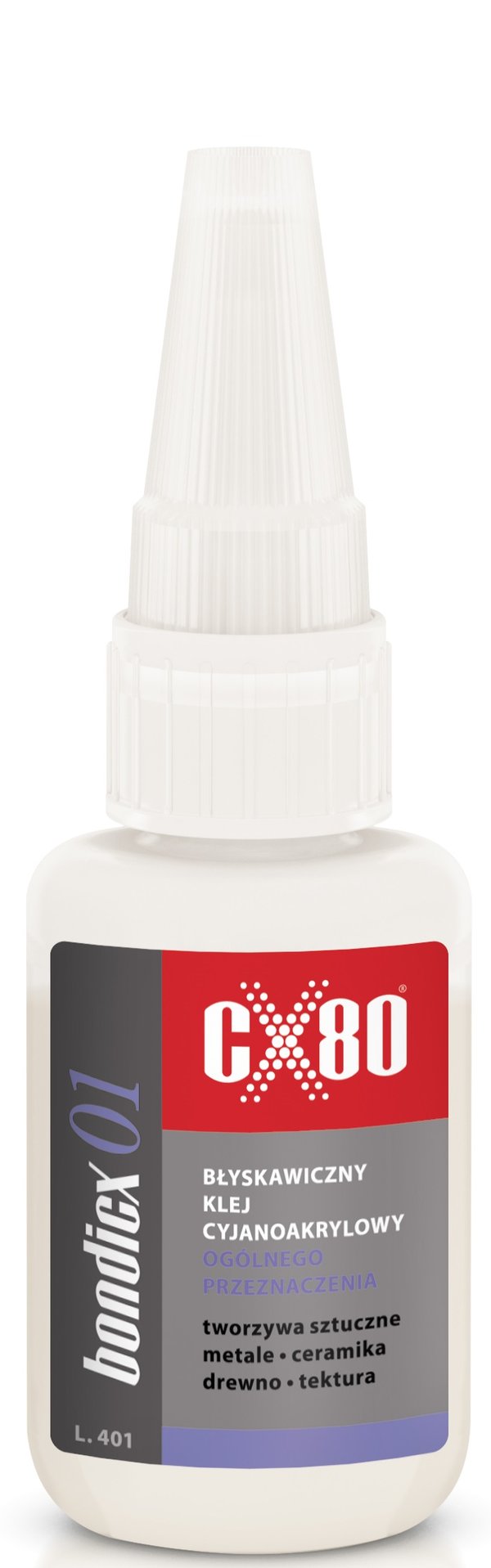 ØJEBLIKKELIG CYANOACRYLATLIM 20G - CX-083 ØJEBLIKKELIG CYANOACRYLATLIM 20G - CX-083