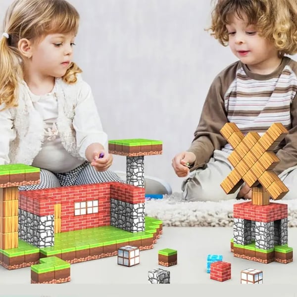 Minecraft Magnetiska Block Kuber 350 bitar.