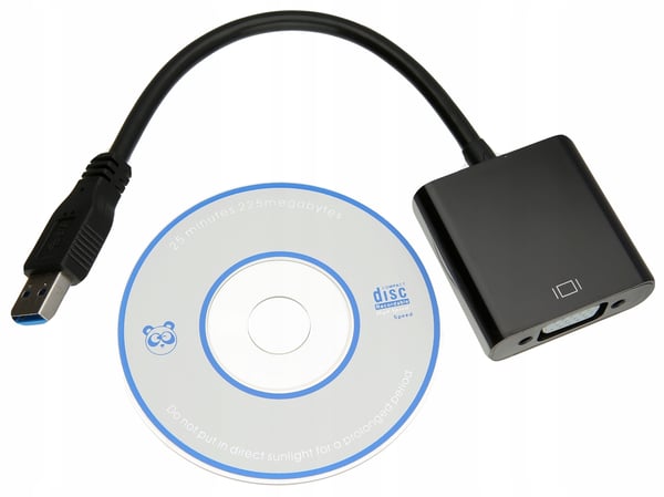 USB 3.0 til VGA konverteradapter grafikkort