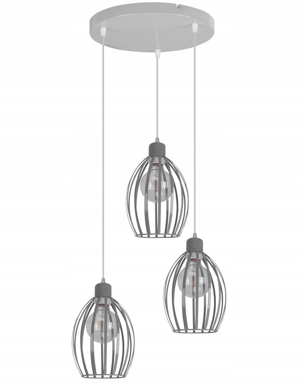 LOFTTAKLAMPA METALL E27 LED