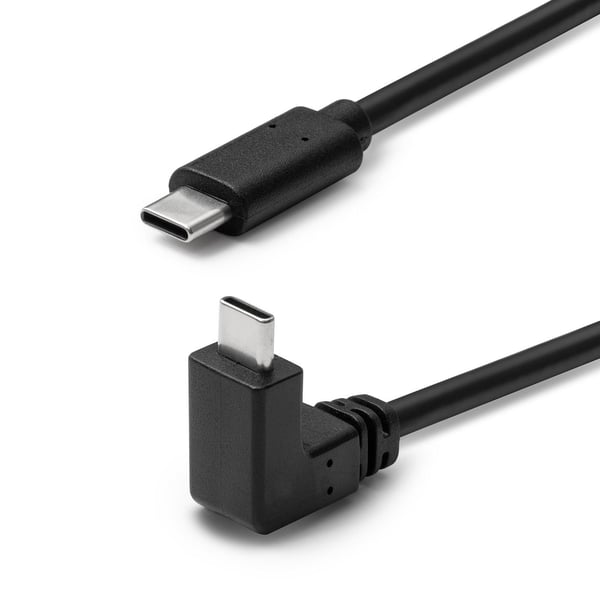 MicroConnect USB-C 3.2-kabel vinklet, 60W, 10Gb, 3m