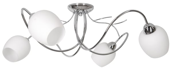 MODERN HÄNGLAMPA LJUSKRONOR TAK KROM LED