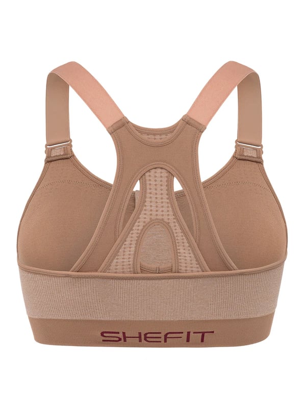 Shefit Beige matalatukinen urheilurintaliivi 2XL