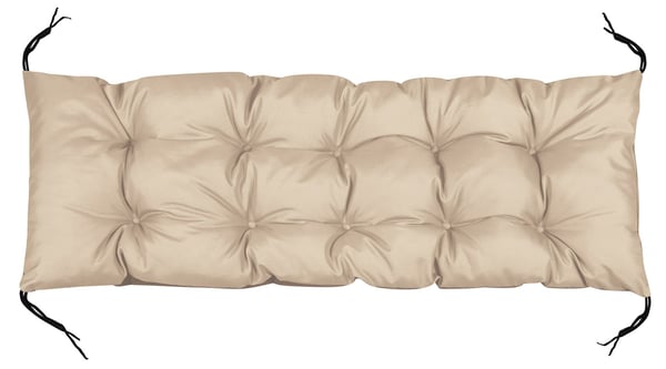 Vedenpitävä puutarhatyyny 120x40 cm palettipenkille beige
