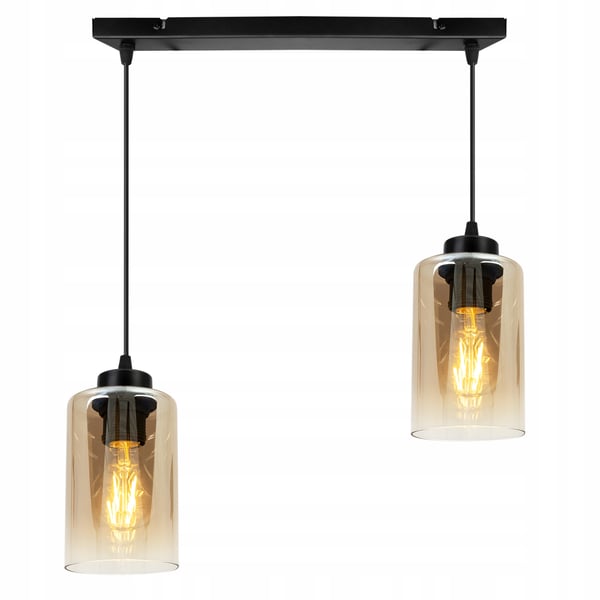 MODERNE ELEGANT HÆNGELAMPE MED GLASSKÆRM