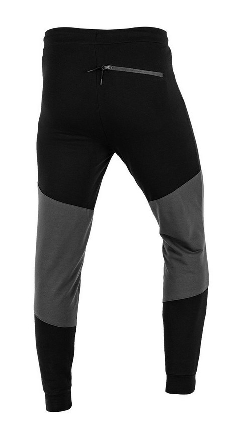 KOMFORT SWEATPANTS SORT OG GRÅ STØRRELSE XL - T N81-282-XL
