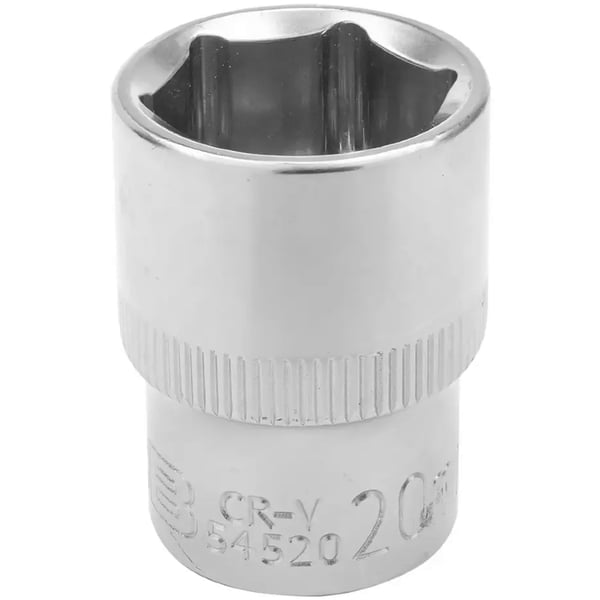 JCB Topnøgle 1/2" 20mm 6-kant Cr-V