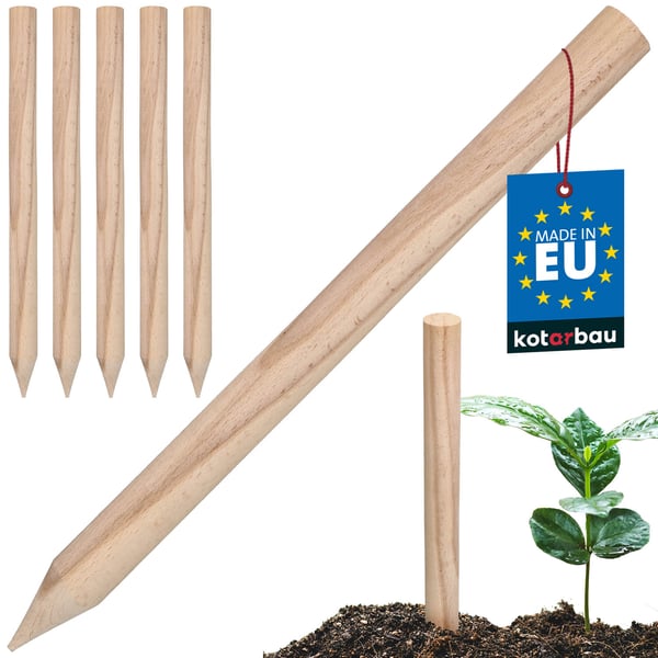 KOTARBAU® geodetiska trästöd för tomater, grönsaker och träd, 40 cm, 5-pack