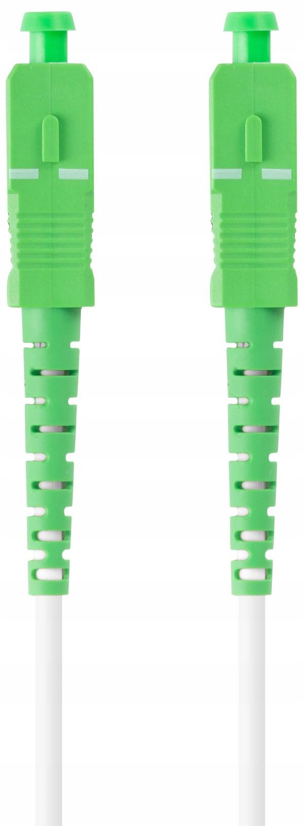 Lanberg SM SC/APC-SC/APC simplex fiberoptisk patchkabel 3,0 mm lszh G657A2 10m hvid