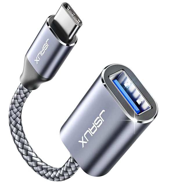 JSAUX CD0019 USB-C til USB-A 3.0 OTG-adapter