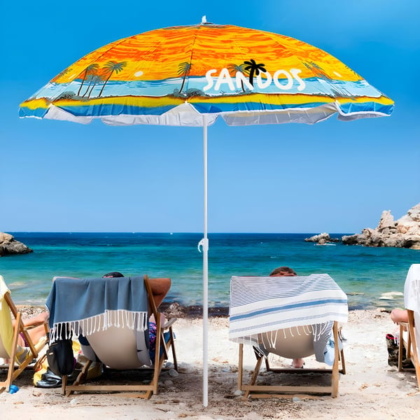 Trädgårdsparasoll - strandmönster