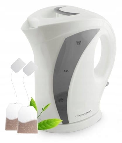Esperanza "Iguazu" Vattenkokare 1,7L Vit/Grå