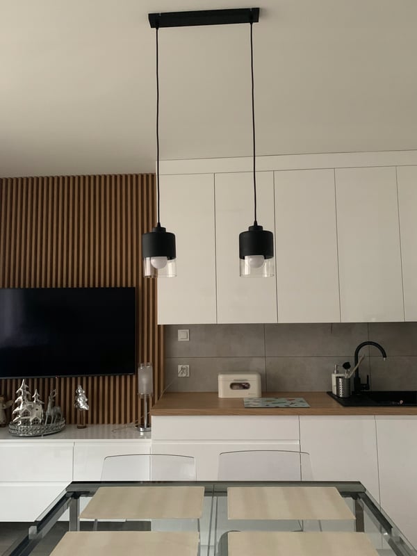 MODERNE LOFTHÆNGELAMPE GLASLYKRONE