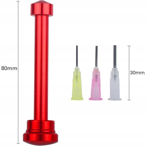 Rosfix Metall Fluxpress 3 neulalla ja RMA-223 juotosaineella sekä Kingbo 218 10 ml ja NC-559-ASM 10 ml