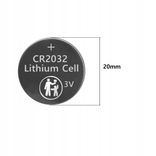 MaximCell CR2032 lithiumknapcellebatteri 3V 20mm mønt