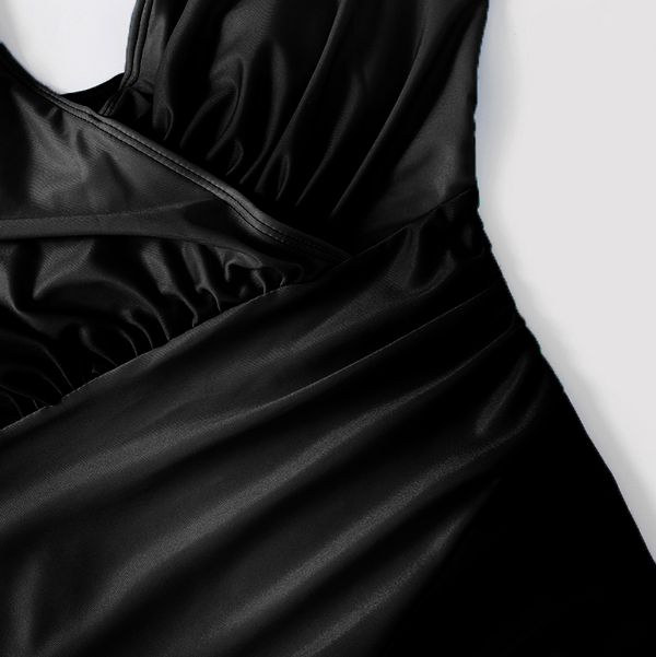 Sexet badedragt med ruching og slankende effekt, plus size. Sexet badedragt med shaping effekt og slankende effekt, plus size XL.